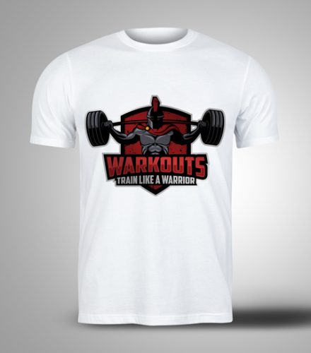 majice sa stampom Warkouts-Train Like A Warrior