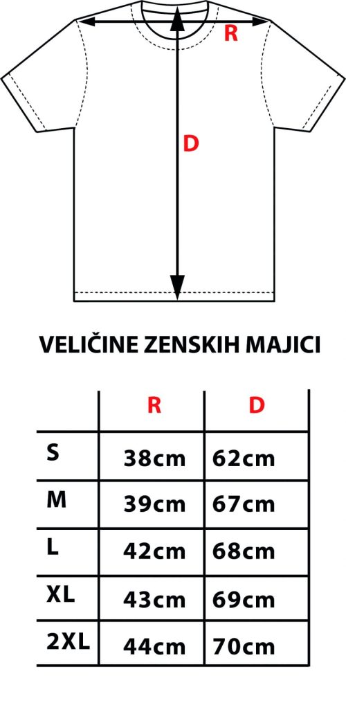 velicine ZENSKIH majici King-Queen