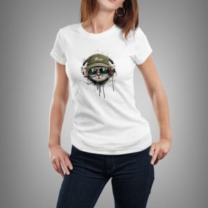 zenske majice-cool-cat-with-cap zenske majice-cool-cat-with-cap