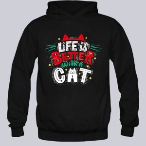 Life Is Better With A Cat duks sa kapuljacom Life Is Better With A Cat duks sa kapuljacom