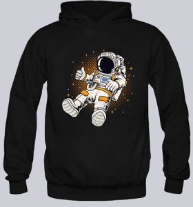 astronaut-sa-zvezdicama duks sa kapuljacom