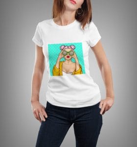 zenske majice Pop up girl 8