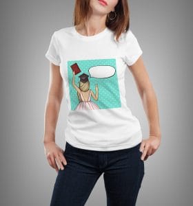 zenske majice Pop up girl 7