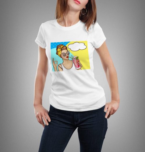 zenske majice pop up girl 2