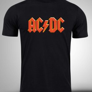 ac-dc logo rock majice-ac.dc logo