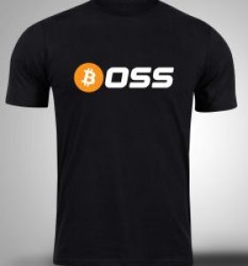 Bitcoin majica sa natpisom