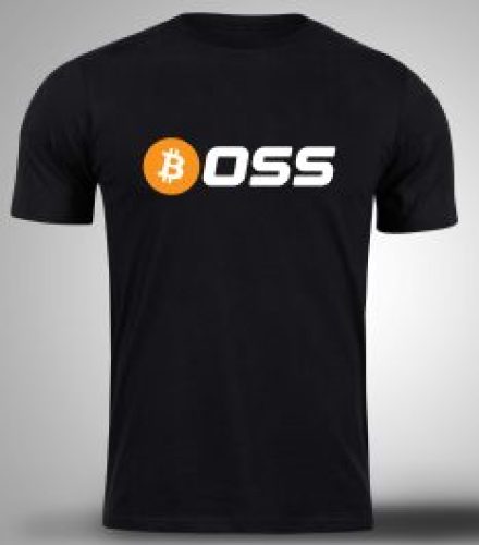 Bitcoin majica sa natpisom