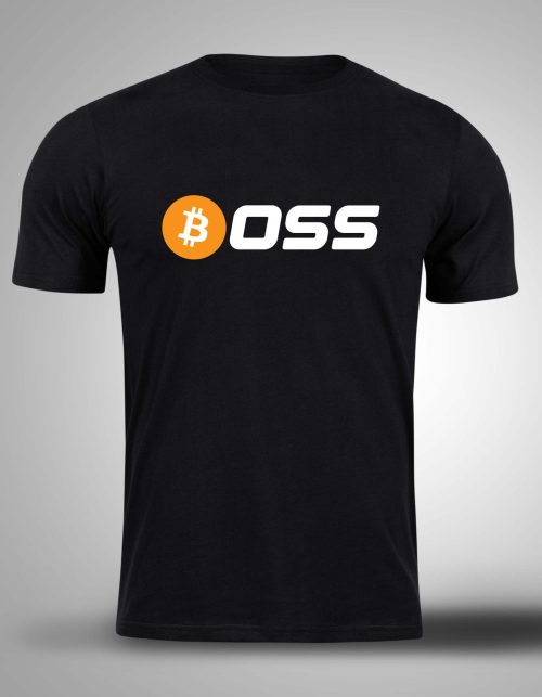 Bitcoin majica sa natpisom