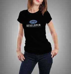 zenska majica sa stampom-PHP developer
