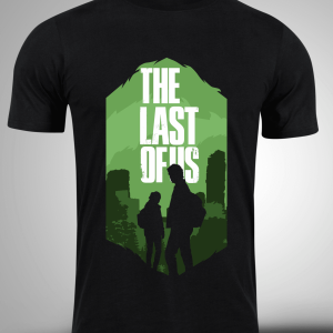 The-Last-Of-Us-1 Crna majica sa stampom-The Last Of Us