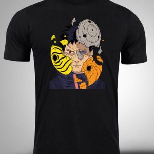 Crna majica sa stampom-anime majice-naruto