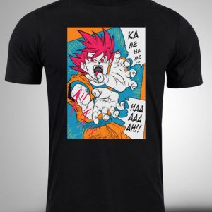 DRAGON BALL-02 Crna majica sa stampom-anime majice-dragon ball