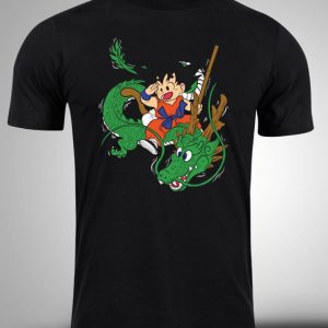 DRAGON BALL-06 Crna majica sa stampom-anime majice-dragon ball