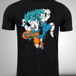 DRAGON BALL-08 Crna majica sa stampom-anime majice-dragon ball