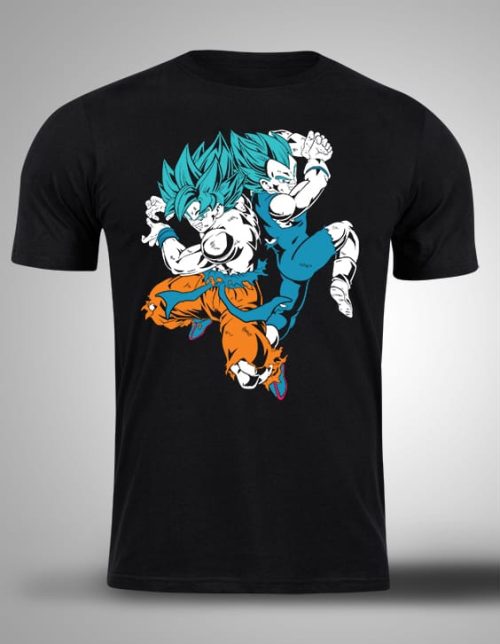 DRAGON BALL-08 Crna majica sa stampom-anime majice-dragon ball
