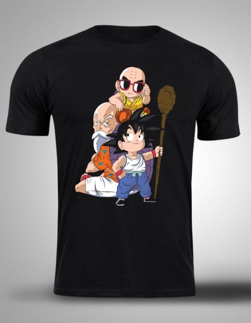 Crna majica sa stampom-anime majice-dragon ball