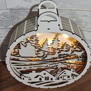 Novogodišnja dekoracija - lampa