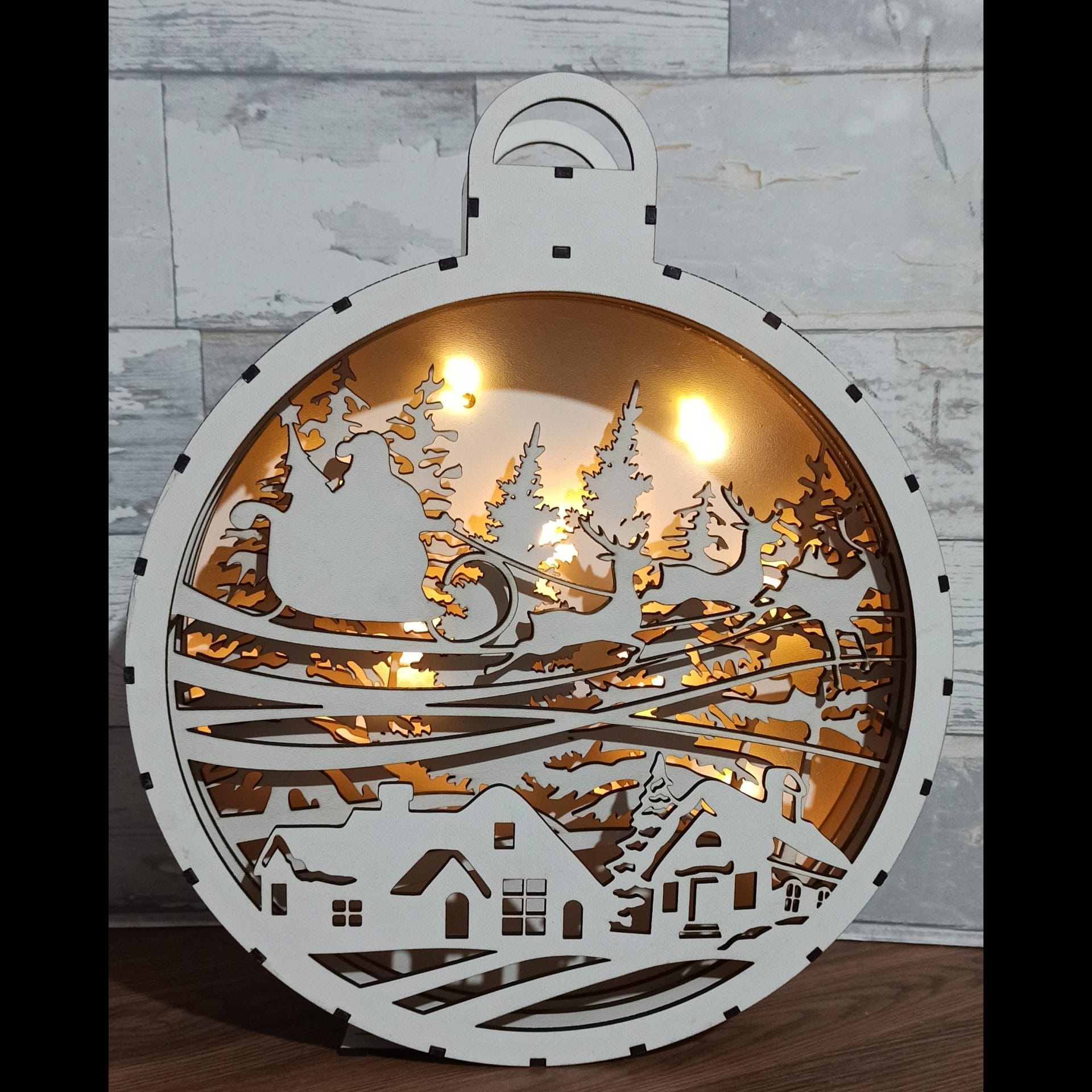 Novogodišnja dekorativna lampa