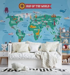  Dečije tapete mapa sveta-1