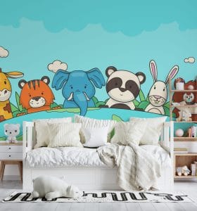 Dečije tapete palneta sa životinjama